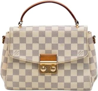 Louis Vuitton Pre-owned Croisette - Dames - Vintage Handtas - Wit - ONE Size - Leer - Vintage