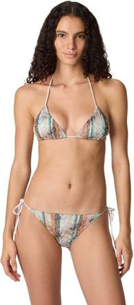 Missoni Multi-technique Mixed Viscose Lam&eacute; Bikini in Multicoloured at Nordstrom, Size 40 It