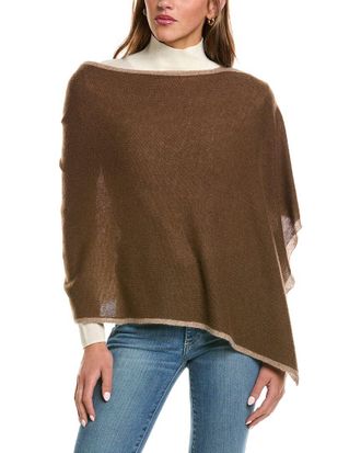 Portolano Cowl Neck Cashmere Poncho