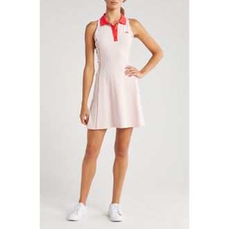 J.Lindeberg Nadia Sleeveless Polo Golf Dress in Rose Quartz at Nordstrom Rack, Size Large