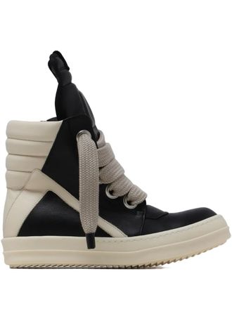 Rick Owens Geobasket sneakers - women - Synthetic Rubber/Calf Leather/Calf Leather - 36 - Black