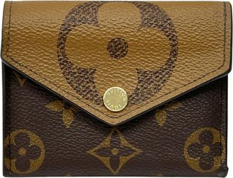 Louis Vuitton Brown Monogram Monogram Wallet (Tri-Fold) (Pre-Owned)