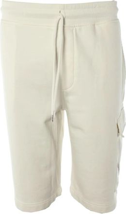 C.P. Company Diagonal Fleece Cargo Shorts - Heren - Korte Broeken - Wit - 2XL - Katoen - Korte Broeken