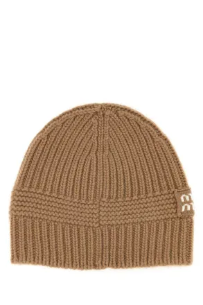 Miu Miu 5hc3112f8s F0040 Cammello Eapawswv Cappelli E Fasce Per Capelli Hat