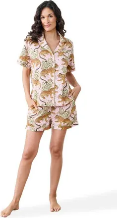 Printfresh Short PJ Set in Blush at Nordstrom, Size X-Large