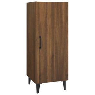 vidaXL Vidaxl - Aparador Madera Contrachapada Marr&oacute;n Roble 34,5x34x90 Cm