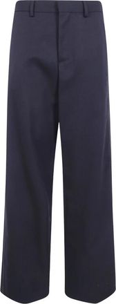 Ann Demeulemeester Broeken, Dames, Zwart, L, Wide Broeken