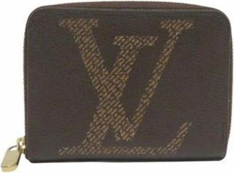 Louis Vuitton Pre-owned Portemonnee / Muntzakje - Dames - Vintage Accessoires - Bruin - ONE Size - Vintage