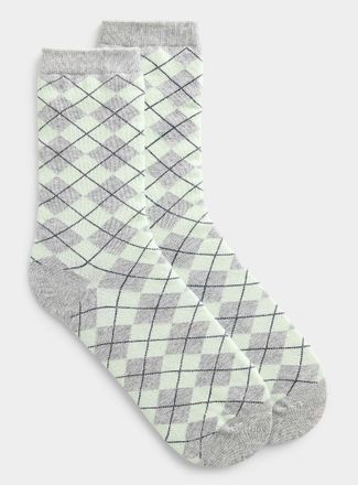 Simons Womens Argyle socks