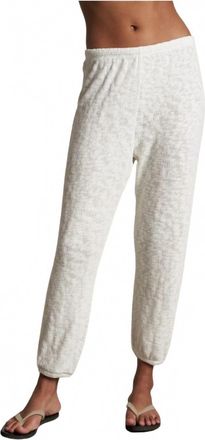 perfectwhitetee Keanu Coastal Slub Jogger In Natural