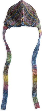 Paolina Russo Helmet Beanie in Grey/Rainbow at Nordstrom