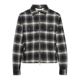 AllSaints Light Jackets, male, Black, Size: XL Bayo Jacket