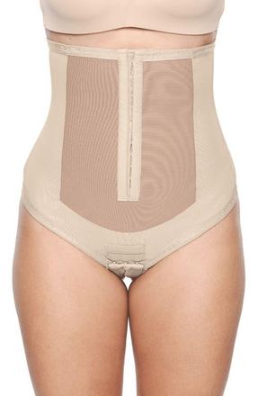 Bellefit Postpartum Cheekster Corset Girdle in Beige at Nordstrom, Size X-Small