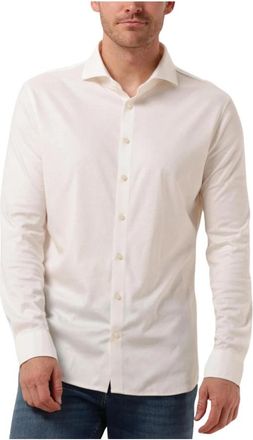 DeSoto Klassiek Wit Overhemd HAI - Heren - Casual Overhemden - Beige - L - Overhemden