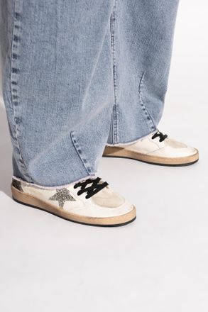 Golden Goose Ball Star Sports Shoes, Womens, Cream