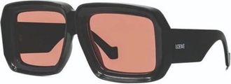 Loewe Signature Zonnebril - unisex - Zonnebrillen - Bruin - 56 MM - Nylon - Accessoires