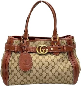Gucci Pre-owned 247183 Borsa Tote - - Pre-owned - Donna - Marrone - ONE SIZE