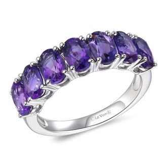 Le Vian Ladies Amethyst Rings set in 14K Vanilla Gold