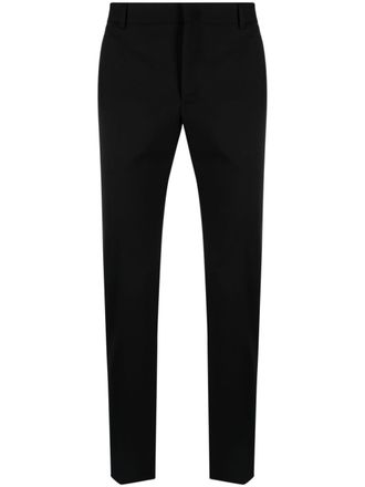 Pantaloni Torino mid-rise slim-cut trousers - Black