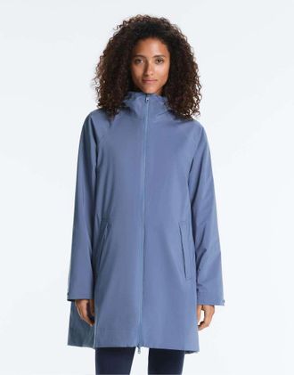 Oysho Giacca super leggera con impermealizzazione 10k blu ripiegabile