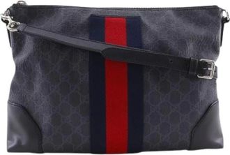 Gucci Borsa Messenger Vintage Pre-owned - - Pre-owned - Donna - Nero - ONE SIZE