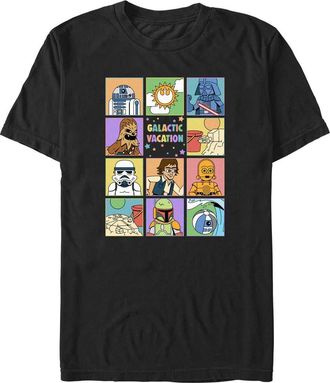 Star Wars Mens Star Wars Galactic Vacation T Shirt in Black at Nordstrom, Size Xxx-Large
