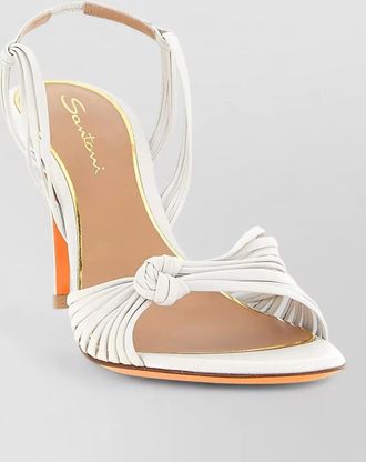 Santoni eloise sandals open toe strappy knotted