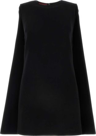 Gucci Black Wool Mini Dress