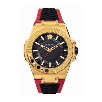 Versace Accessoires, Heren, Geel, ONE Size, Chain Reaction Vedy 00319