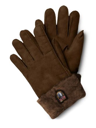 Parajumpers Handschoenen met afwerking van bont - Bruin