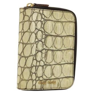 Miu Miu Pre-owned Accessories, female, Beige, Size: ONE SIZE Pre-owned Day Planner Cover