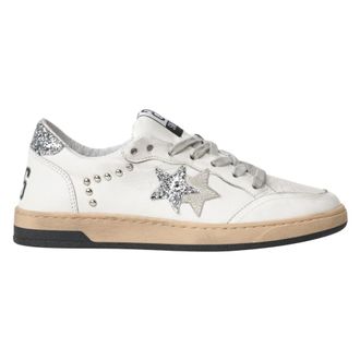 2Star Sneakers, female, White, Size: 6 US Low Sneakers