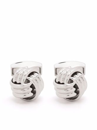 Tateossian Gemelli con nodo - Argento