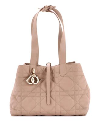 Dior Toujours Macrocannage Quilt Calfskin Medium tote bag - women - Calf Leather - One Size - Neutrals