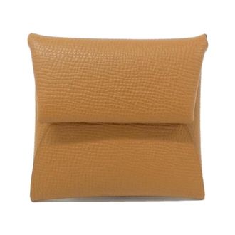 Herm&egrave;s Gold Epsom Leather Coin Purse/Coin Case (Pre-Owned)