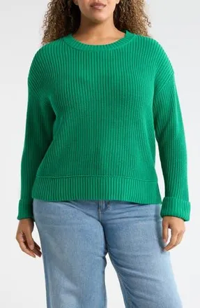Lucky Brand Crewneck Sweater in Jelly Bean at Nordstrom Rack, Size 3 X