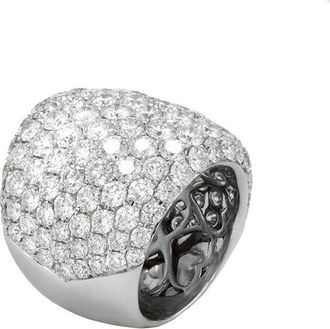 Diana M. Jewels Fine Jewelry 18K 9.00 Ct. Tw. Diamond Cigar Band Ring