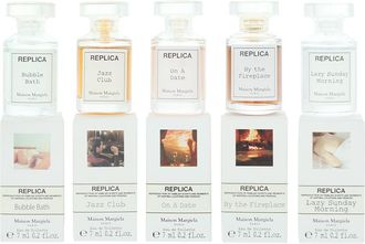 Maison Margiela Unisex Replica Eau de Toilette 7ml x 5 Mini Set Bubble Bath, By The Fireplace, Jazz Club, Lazy Sunday Morning and On A Date. - Orange - One Size