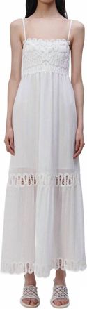Jonathan Simkhai Salana Crochet Maxi Dress In White