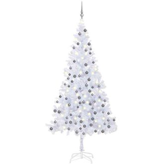 vidaXL &Aacute;rbol De Navidad Artificial Con Luces Y Bolas 910 Ramas 210 Cm Vidaxl