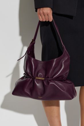 Balmain Sphynx Medium Bag, Womens, Purple