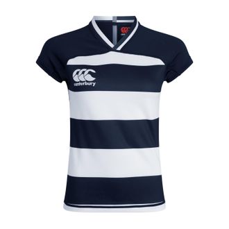 Canterbury Of New Zealand Dames/Dames Evader Gehoepelde Vapodri Jersey (Marine)