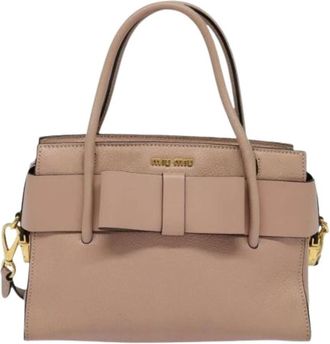 Miu Miu Pre-owned Handbags, female, Pink, Size: ONE SIZE Pre-owned Handbag