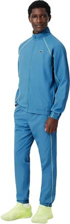 Lacoste Trim Accent Sport Trainingspak - Heren - Trainingspakken - Blauw - S - Polyester - Fitness
