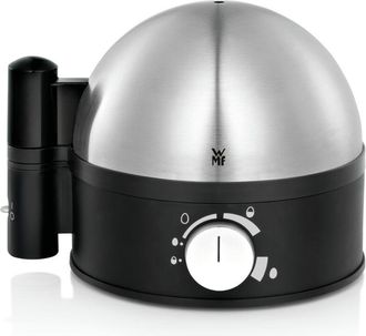 WMF Stelio 04.1507.0011 cuociuova 7 uova 380 W Nero, Cromo