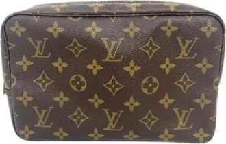 Louis Vuitton Pre-owned Toiletry Pouch 23 - Dames - Vintage Accessoires - Bruin - ONE Size - Vintage