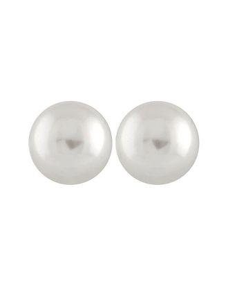 Splendid Pearls Silver 14-15Mm Pearl Earrings