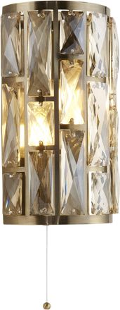 Searchlight Dimmbare Design Wandlampe Bijou Gold/Champagne