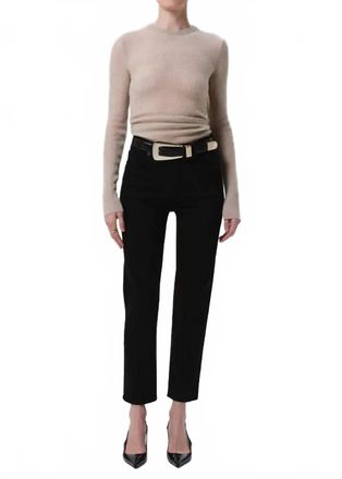 Citizens Of Humanity Caia Straight Leg Pants In Plush Black