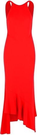 Andamane Carmen Red Polyester Dress